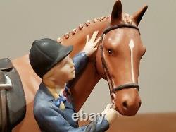 British Horse Society First Prize Figurine Franklin Mint 1987 Fine Porcelain