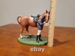 British Horse Society First Prize Figurine Franklin Mint 1987 Fine Porcelain