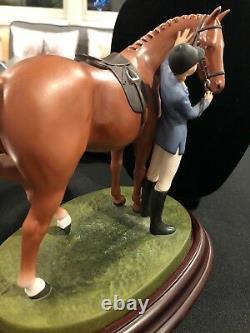 British Horse Society First Prize Figurine Franklin Mint 1987 Porcelain Ceramic