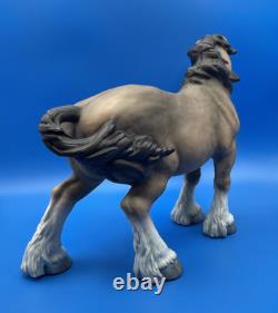 C Martinu Made In Spain Large 14 Fine Porcelain Draft Horse Figurine, Signed