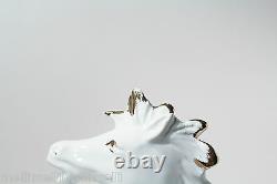 CAPODIMONTE-Italy-Antique Porcelain Figurine/Scuplture-Horses-36cm high! RARE