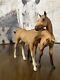 Cybis Porcelain Horses Darby And Joan 9.5 High Tail Broke Off But Reattached