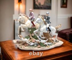 Call Of The Hunt-Ceramic Horses and Dogs, Home Decor, Horse Lover Gift, Equestri