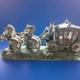 Capodimonte Cinderella Porcelain Four Horse Drawn Carriage Figurine
