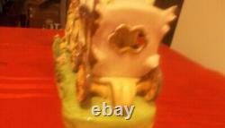 Capodimonte Horse Drawn Cinderella Carriage Painted Porcelain Italy