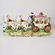 Capodimonte-style Princess In Horse Drawn Carriage Porcelain Made In Japan
