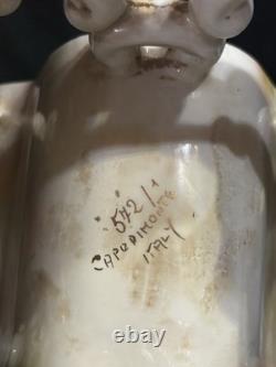 Capodimonte Vintage Porcelain Horse With Carriage