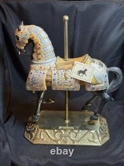 Carmel C-1900s Jeweled Knights Carousel Horse Statue 16