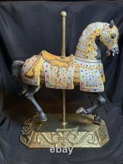 Carmel C-1900s Jeweled Knights Carousel Horse Statue 16