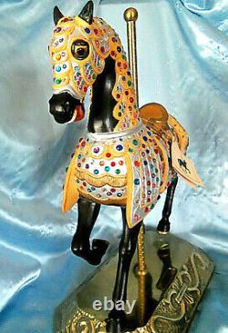 Carmel C-1900s Jeweled Knights Carousel Horse Statue 16
