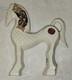 Celtic Revival Porcelain Horse Figurine By Cre. Handmade In Galway, Ireland