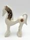 Celtic Revival Porcelain Horse Figurine By Cre Handmade In Galway, Ireland