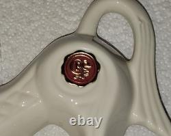 Celtic Revival Porcelain Horse Figurine by CRE. Handmade in Galway, Ireland