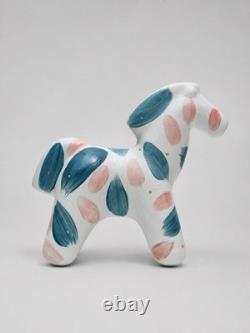 Ceramic Horse Sculpture Handmade Jingdezhen Pottery Animal Figurine OOAK Art