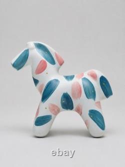 Ceramic Horse Sculpture Handmade Jingdezhen Pottery Animal Figurine OOAK Art