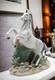 Ceramic White Stallion Horse Figurine, Home Décor, Gift For Her, Gift For Mom, F