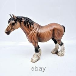 Cheval Ceramics Porcelain Clydesdale Horse Figurine 9.5 LE 189/2500