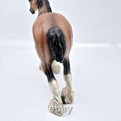Cheval Ceramics Porcelain Clydesdale Horse Figurine 9.5 LE 189/2500