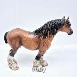 Cheval Ceramics Porcelain Clydesdale Horse Figurine 9.5 LE 189/2500