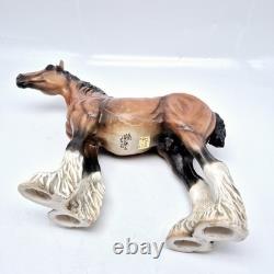 Cheval Ceramics Porcelain Clydesdale Horse Figurine 9.5 LE 189/2500