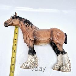 Cheval Ceramics Porcelain Clydesdale Horse Figurine 9.5 LE 189/2500