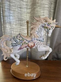 Collection of 12 Porcelain Carousel Horses