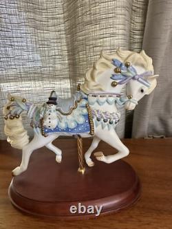 Collection of 12 Porcelain Carousel Horses