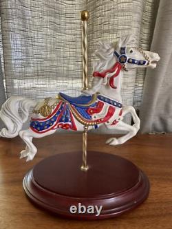 Collection of 12 Porcelain Carousel Horses