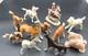 Collection Of Porcelain Horse Figurines In Various Poses, Colors, And Sizes