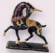 Collector Porcelain Russian Hand Painted Lacquer Unicorn 1991 Ltd By Fm Rare