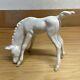 Cor W. Germany Ceramic Horse, White, Figure, Repaired Tail, Horse Eating