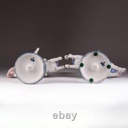 Couple in love, Joy Riding Horse Vintage Figurine Porcelain by Lladro Spain 1985