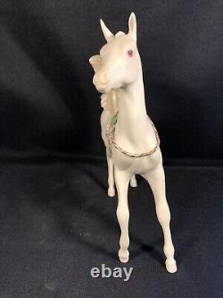 Cybis 640 Pegasus Horse W Wings Free Spirit Porcelain Figurine As Is Broken Wing