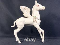 Cybis 640 Pegasus Horse W Wings Free Spirit Porcelain Figurine As Is Broken Wing