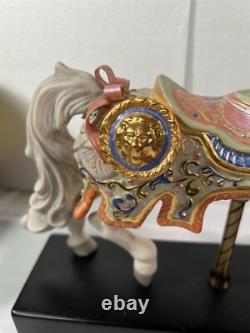 Cybis Charger Bisque Porcelain Carousel Horse