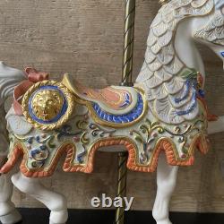 Cybis Charger Carousel Horse Limited Edition Bisque Porcelain 12 Tall
