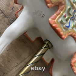Cybis Charger Carousel Horse Limited Edition Bisque Porcelain 12 Tall
