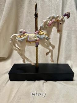 Cybis Fine Porcelain Carousel Horse SUGARPLUM Limited Edition #132 of 750. 12