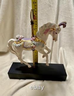 Cybis Fine Porcelain Carousel Horse SUGARPLUM Limited Edition #132 of 750. 12