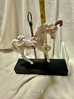 Cybis Fine Porcelain Carousel Horse SUGARPLUM Limited Edition #132 of 750. 12