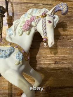 Cybis Fine Porcelain Carousel Horse SUGARPLUM Limited Edition #132 of 750. 12
