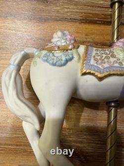 Cybis Fine Porcelain Carousel Horse SUGARPLUM Limited Edition #132 of 750. 12