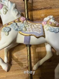 Cybis Fine Porcelain Carousel Horse SUGARPLUM Limited Edition #132 of 750. 12