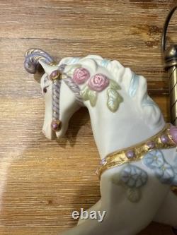 Cybis Fine Porcelain Carousel Horse SUGARPLUM Limited Edition #132 of 750. 12