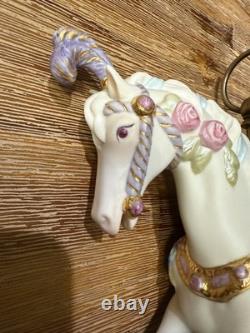 Cybis Fine Porcelain Carousel Horse SUGARPLUM Limited Edition #132 of 750. 12