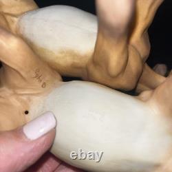 Cybis Horses Porcelain Foals Statue Colt Filly 1969 Darby & Joan Figurine RARE