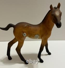 Cybis Horses Porcelain Foals Statue Colt Filly 1969 Darby & Joan Figurine READ