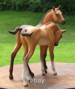 Cybis Horses Porcelain Foals Statue Colt Filly 1969 Darby & Joan Figurine Rare