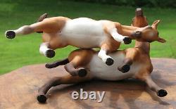 Cybis Horses Porcelain Foals Statue Colt Filly 1969 Darby & Joan Figurine Rare