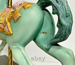 Cybis Porcelain CAROUSEL HORSE figurine # 62921 LIMITED EDITION (#494 of 500)